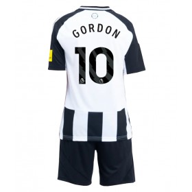 Newcastle United Anthony Gordon #10 Hemmakläder Barn 2024-25 Kortärmad (+ Korta byxor)